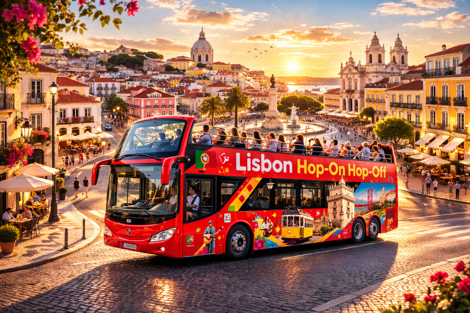 Lisbon Hop-on hop-off Euro bus tours